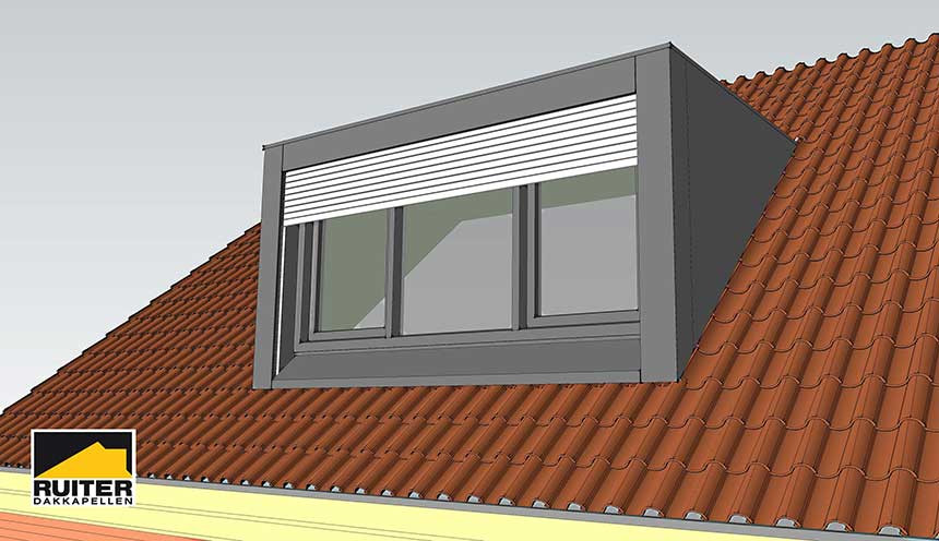 Ontwerptekening dakkapel Zaandam