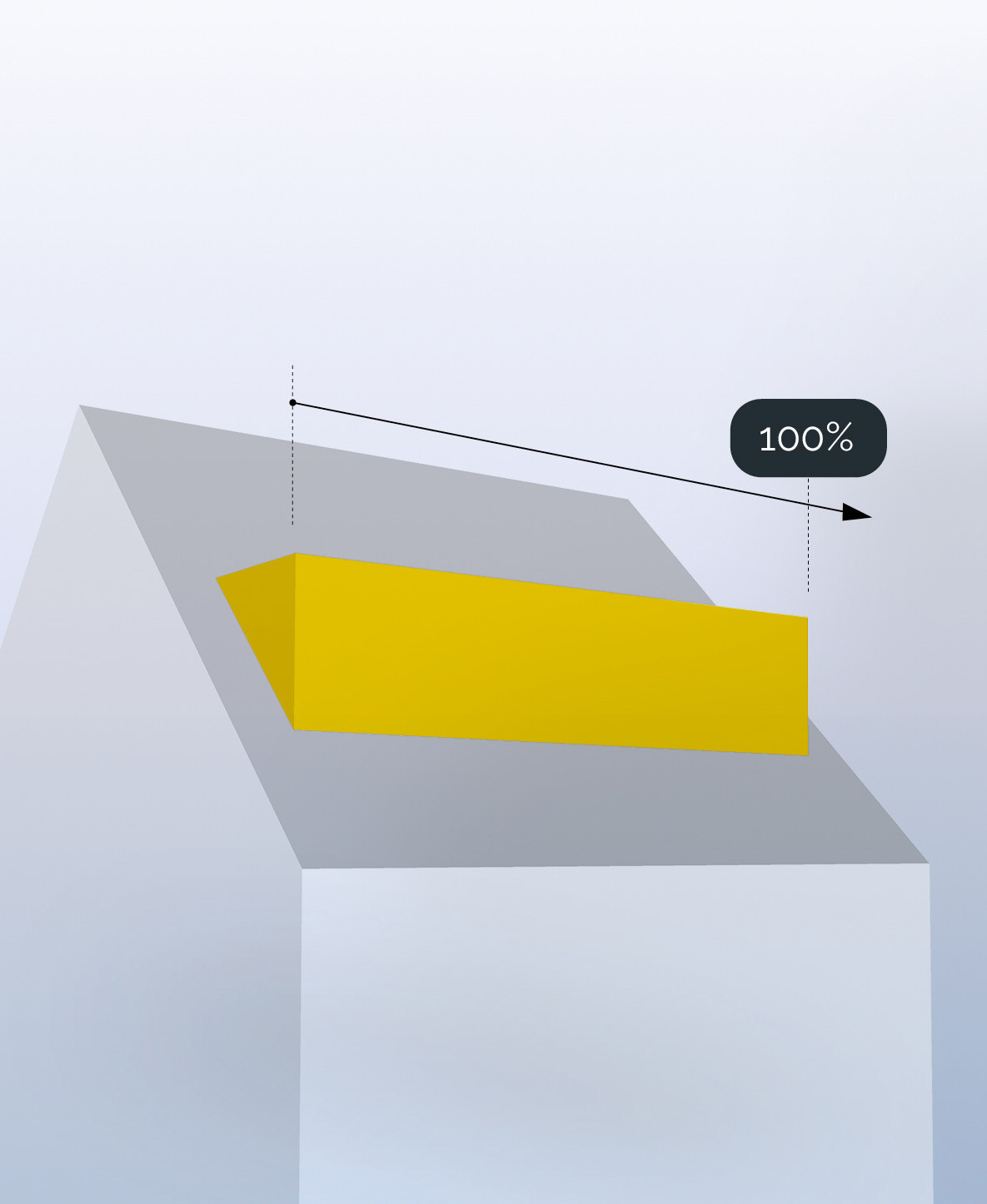 Dakkapel modellen. Afmeting en indeling: 100%